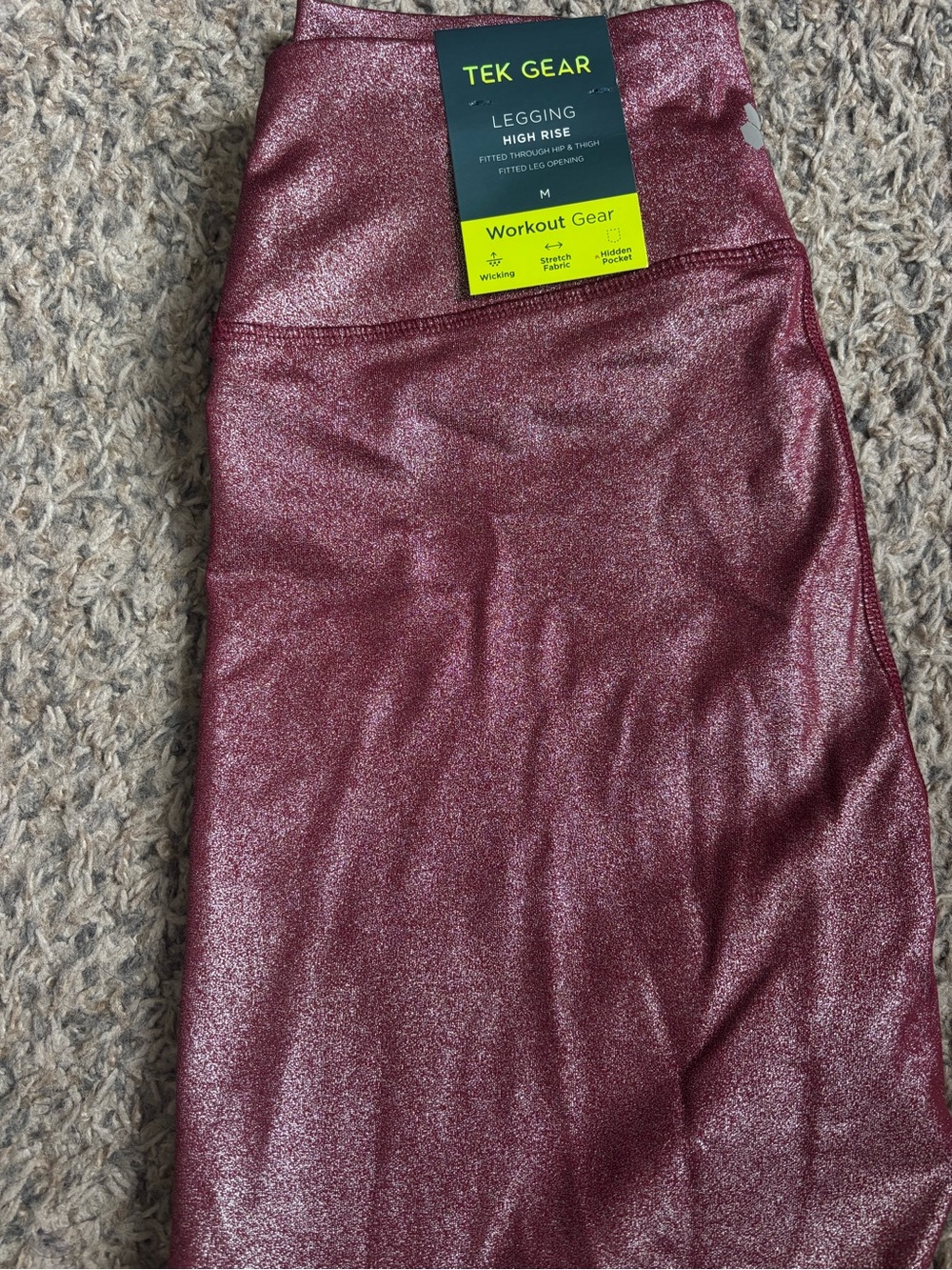 tek gear Shimmery Wine Pencil Skirt